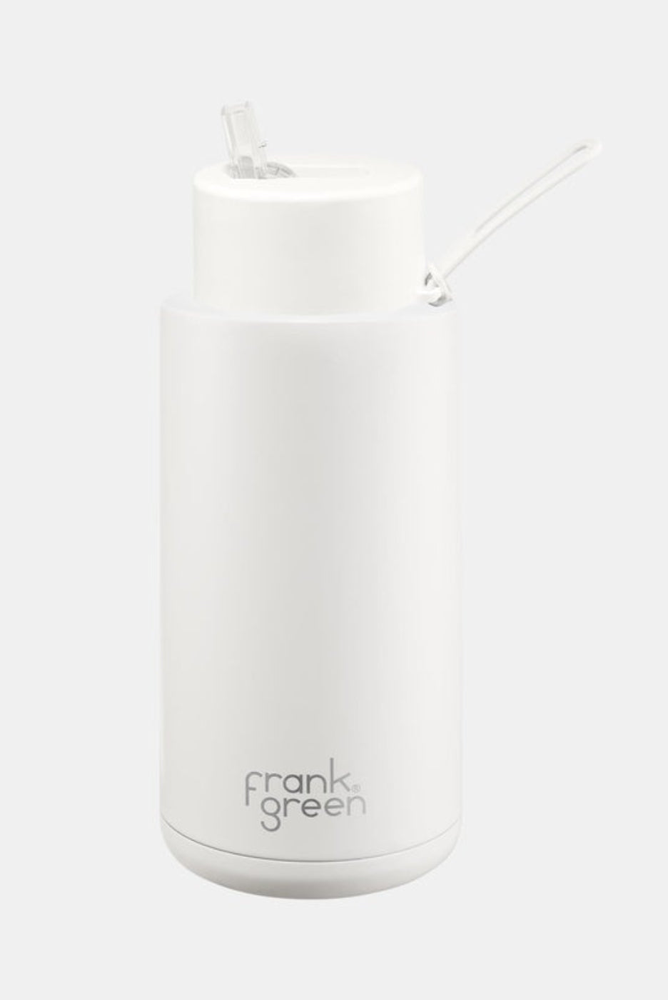 Frank Green 34oz S/S Ceramic Reusable Bottle Straw Lid Cloud