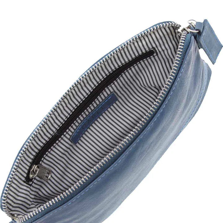 Gabee Kara Leather Bag with Strap Denim