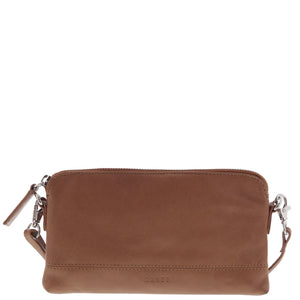 Gabee Kara Leather Bag with Strap Tan