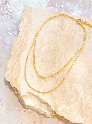 Angels Whisper Fine layered 18K Gold Plated Necklace