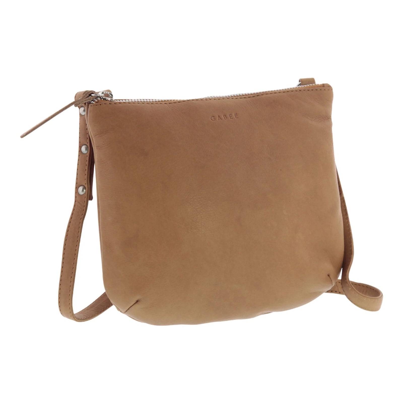 Gabee Meadow Leather Xbody Bag Tan