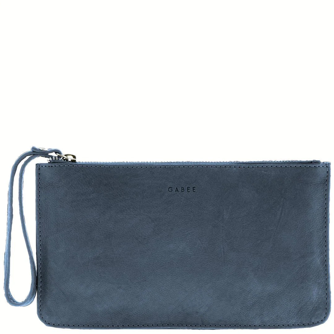Gabee Mercer Leather Purse Denim