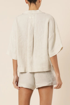 Nude Lucy Lounge Linen Shirt Natural